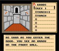 une photo d'Ã©cran de Shadowgate sur Nintendo Nes